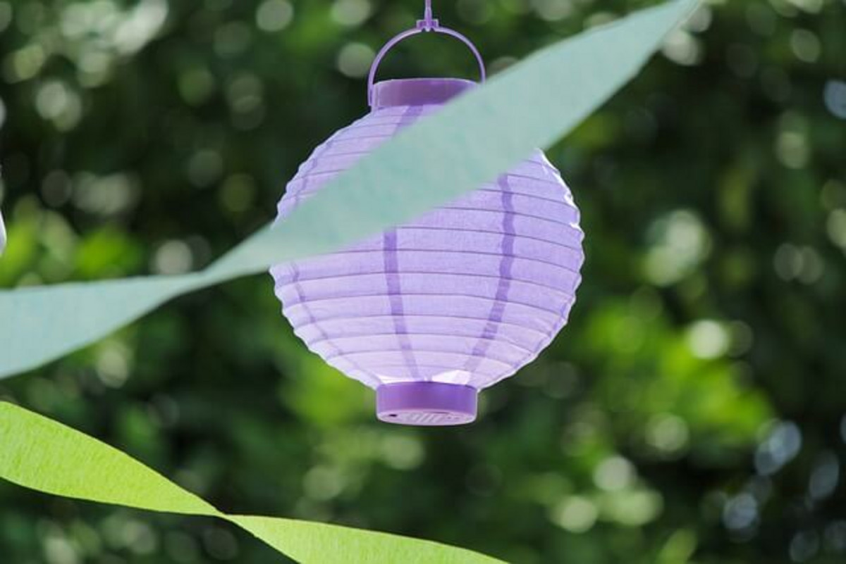 Lanterne en papier.