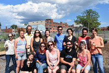 Les participants de la première université d’été en agriculture urbaine organisée sur le campus MIL de l’UdeM.